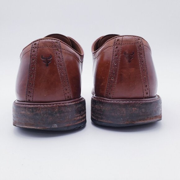 Trask‎ Brogue Leather Oxfords Cap Toe Brown Leather  Lace Up Men\'s Size 10 main image 6